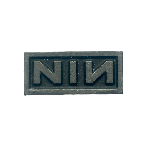 NIN Metal Pin with Object on the back