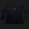 Red NIN Logo Thermal Long Sleeve T-Shirt - view 1