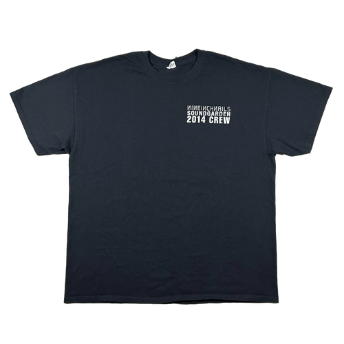 2014 NIN - Soundgarden Tour Crew Black T-Shirt