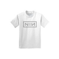 NIN Logo White Youth Tee