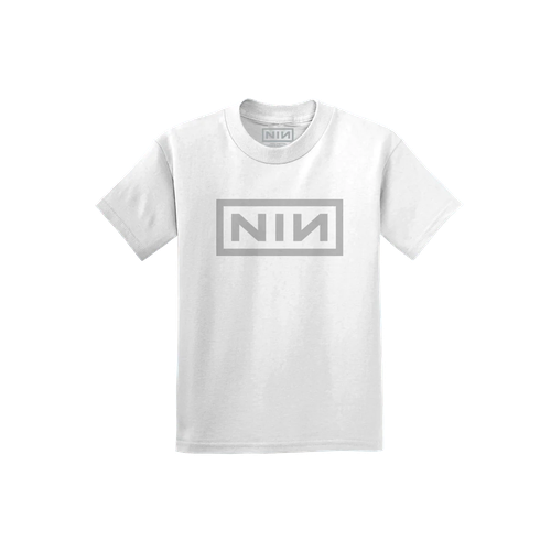 NIN Logo White Youth Tee