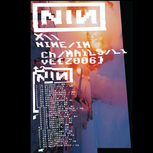 2006 Live: With Teeth Summer Dates Tour Poster