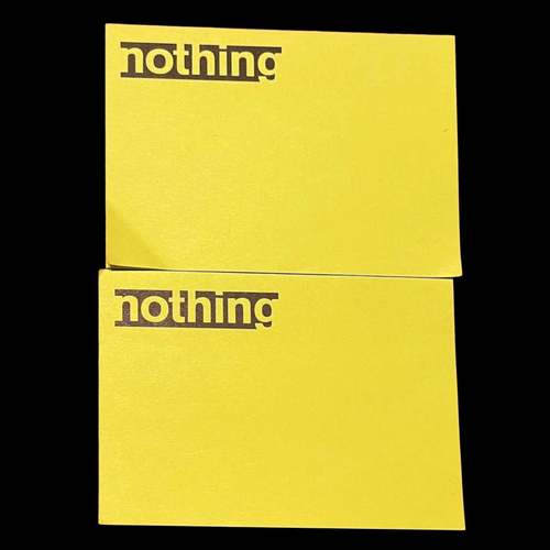 Nothing Records Post It Notes