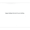 Nothing Records Holiday Card - view 2