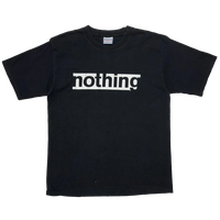 Nothing Records White Logo T-Shirt
