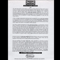 Halo 02 - Pretty Hate Machine Press Release