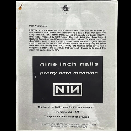 Halo 02 - Pretty Hate Machine Press Release