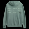 Peel It Back Tour 2026 Green "Reptile" Hoodie - view 4