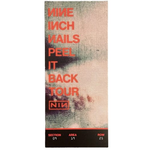 Peel It Back Tour 2025 Commemorative Ticket Stub