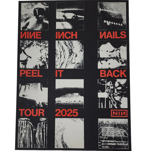 Peel It Back Tour Poster (Red Lettering)