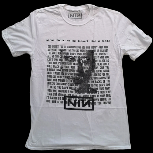 Rockabilia: Head Like a Hole T-Shirt (White)