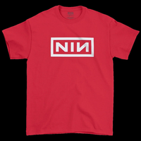 Rockabilia: Red T-Shirt with Classic NIN Logo
