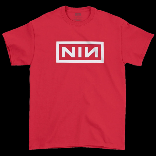 Rockabilia: Red T-Shirt with Classic NIN Logo