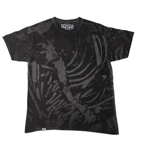 Skeleton Oil Wash Tee