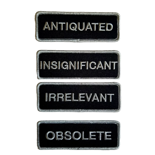 Set of 4 Add Violence Patches