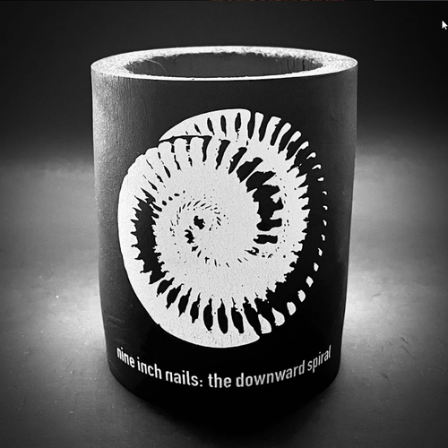 The Downward Spiral Koozie