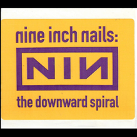 The Downward Spiral Promo Sticker