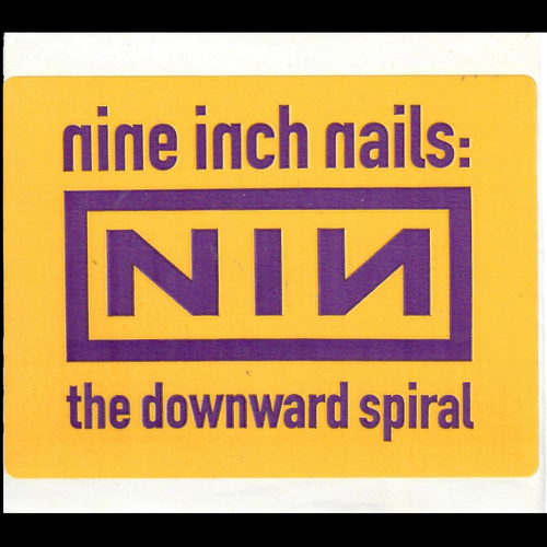 The Downward Spiral Promo Sticker