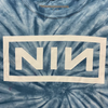 Urban Outfitters NIN Logo Tie Dye Blue Long Sleeve T-Shirt - view 2