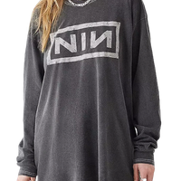 Urban Outfitters Nine Inch Nails Skate Long Sleeve T-Shirt