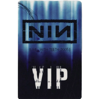 Live: With Teeth - VIP Blue Rectangle Laminate Pass