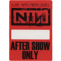 Live: With Teeth - After Show Red Rectangle Pass