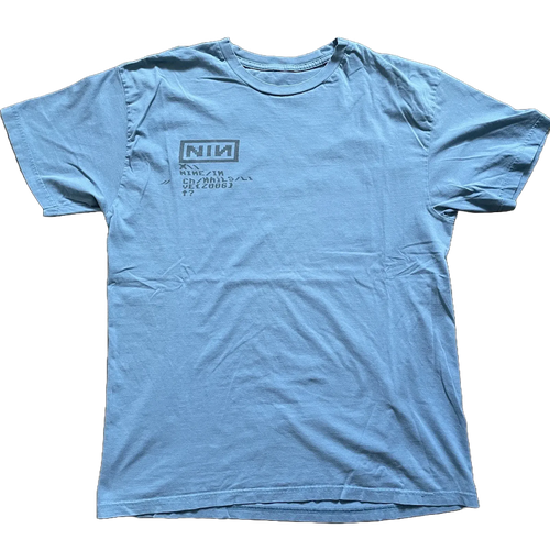 Live: With Teeth 2006 Tour Date T-Shirt (Blue)