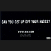 With Teeth Promotional Business Card - Can You Get Up Off Your Knees? - view 3