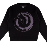 Welcome x Nine Inch Nails Spiral Black Knit Sweater