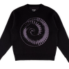 Welcome x Nine Inch Nails Spiral Black Knit Sweater - view 1