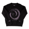 Welcome x Nine Inch Nails Spiral Black Knit Sweater - view 2