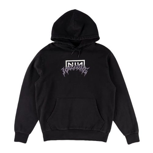 Welcome x Nine Inch Nails Eraser Black Hoodie