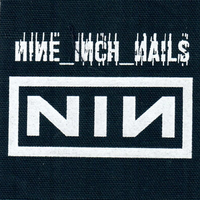 Nine Inch Nails With Teeth Style Patch