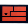 Year Zero Flag Sticker (Red) (UK) - view 1