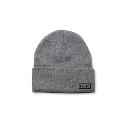 NIN Logo Grey Beanie