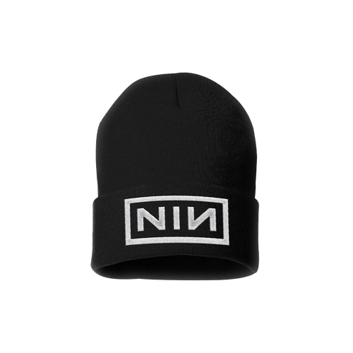 NIN Logo Black Beanie