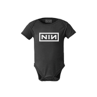 NIN Logo Black Onesie