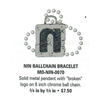 NIN Ballchain Bracelet - view 2