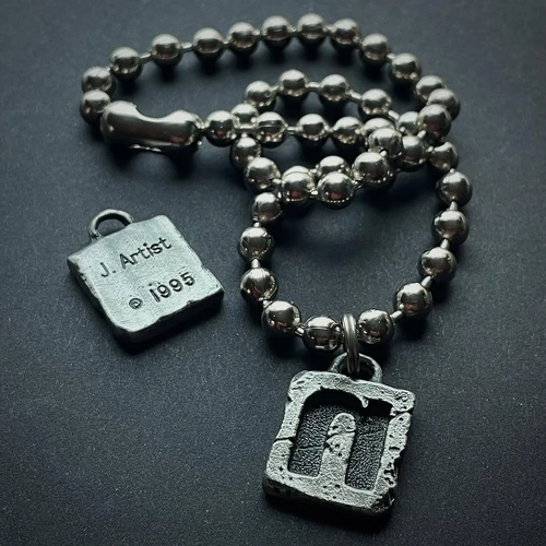 NIN Ball Chain Necklace