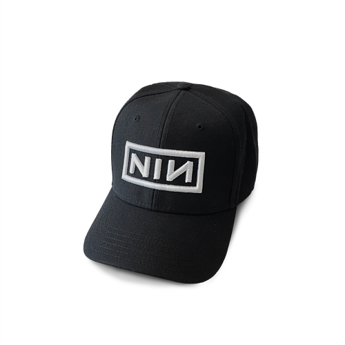 NIN White Logo Baseball Cap