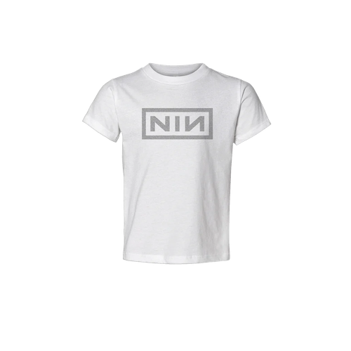 NIN Logo White Toddler Tee