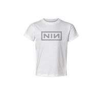 NIN Logo White Toddler Tee